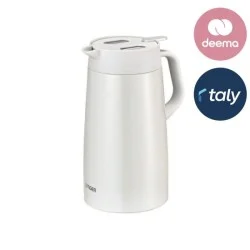 Taigher Electric Heater Stainless Steel Operational 1.2 Liters - White